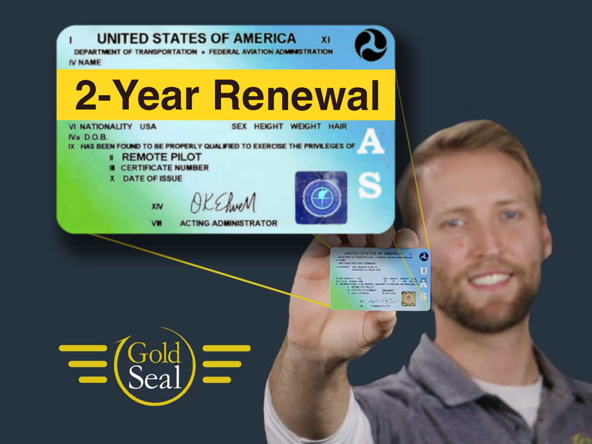 Your 2-Year Drone Renewal - Gold Seal Online Ground School
